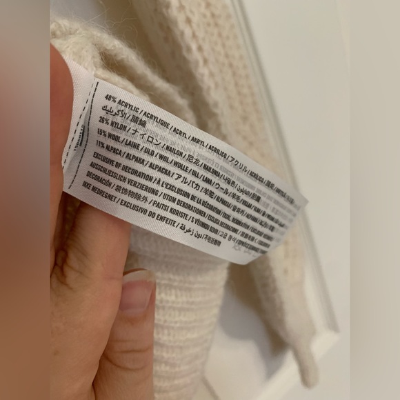 ABERCROMBIE & FITCH chunky knit wool alpaca sweater - Picture 4 of 5